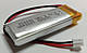 Акумулятор 102050 1000mAh 3.7V Li-pol з конектором призматичний, фото 4