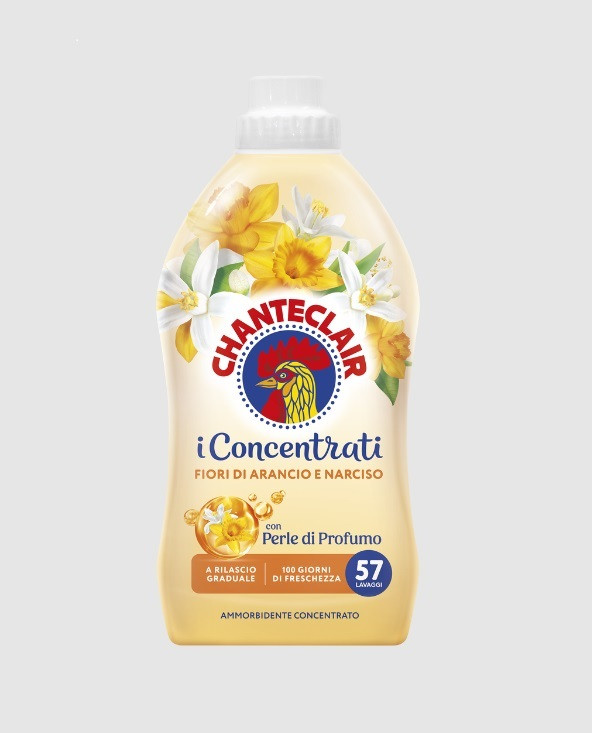 Пом'якшувач для білизни ChanteClair концентрований з ароматом апельсина і нарциса 1140 мл 57 прань, фото 1