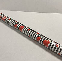 Папір пакувальний Серця і смужки 590*840мм 80г/м2