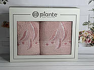 Набір махрових рушників 50*90 і 70*140 TM Piante Home Туреччина pero pembe колір пудровий