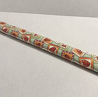 Папір пакувальний Серця різнокольорові 590*840мм 80г/м2