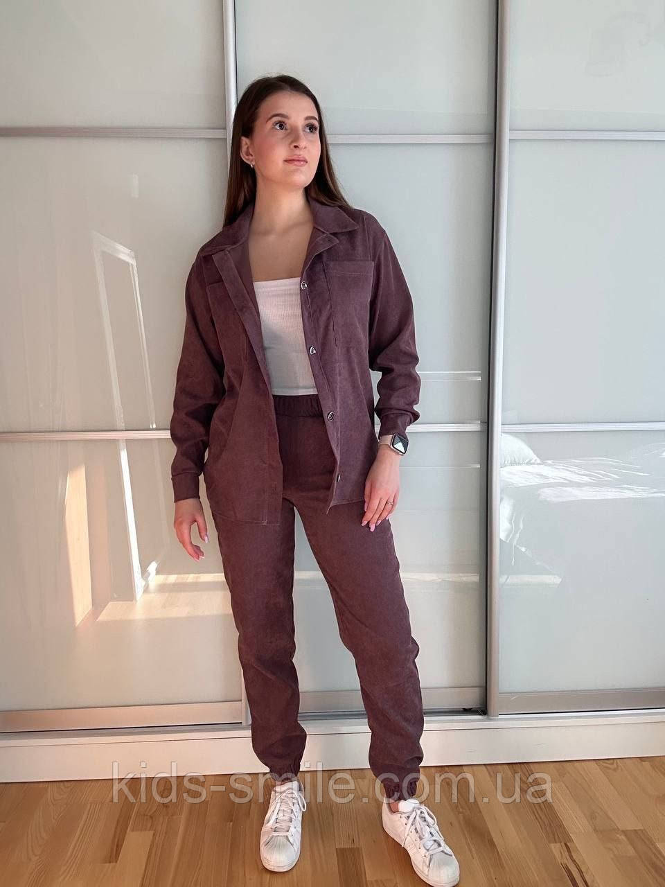Костюми жіночі ( Розміри: 42-52) "Мікровельвет"