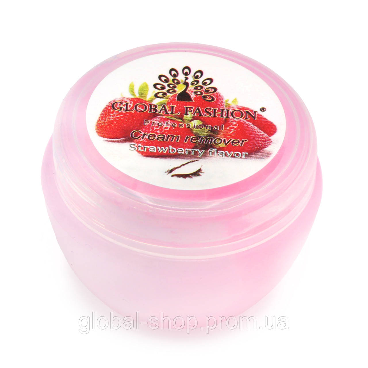 Кремовий ремувер-крем для зняття вій з ароматом полуниці, Cream Remover, Strawberry flavor, 10 г