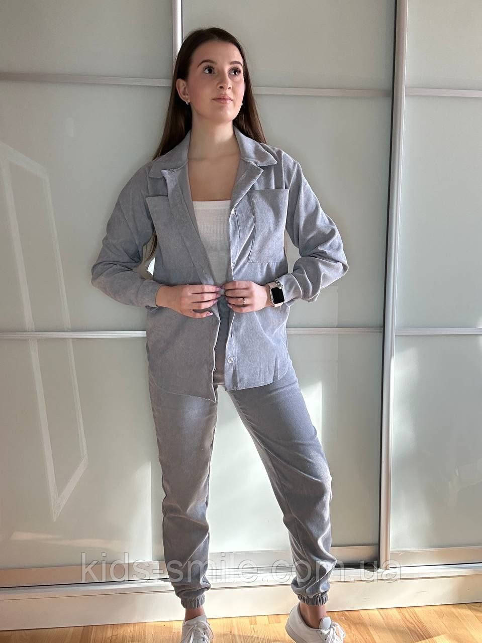 Костюми жіночі ( Розміри: 42-52) "Мікровельвет"