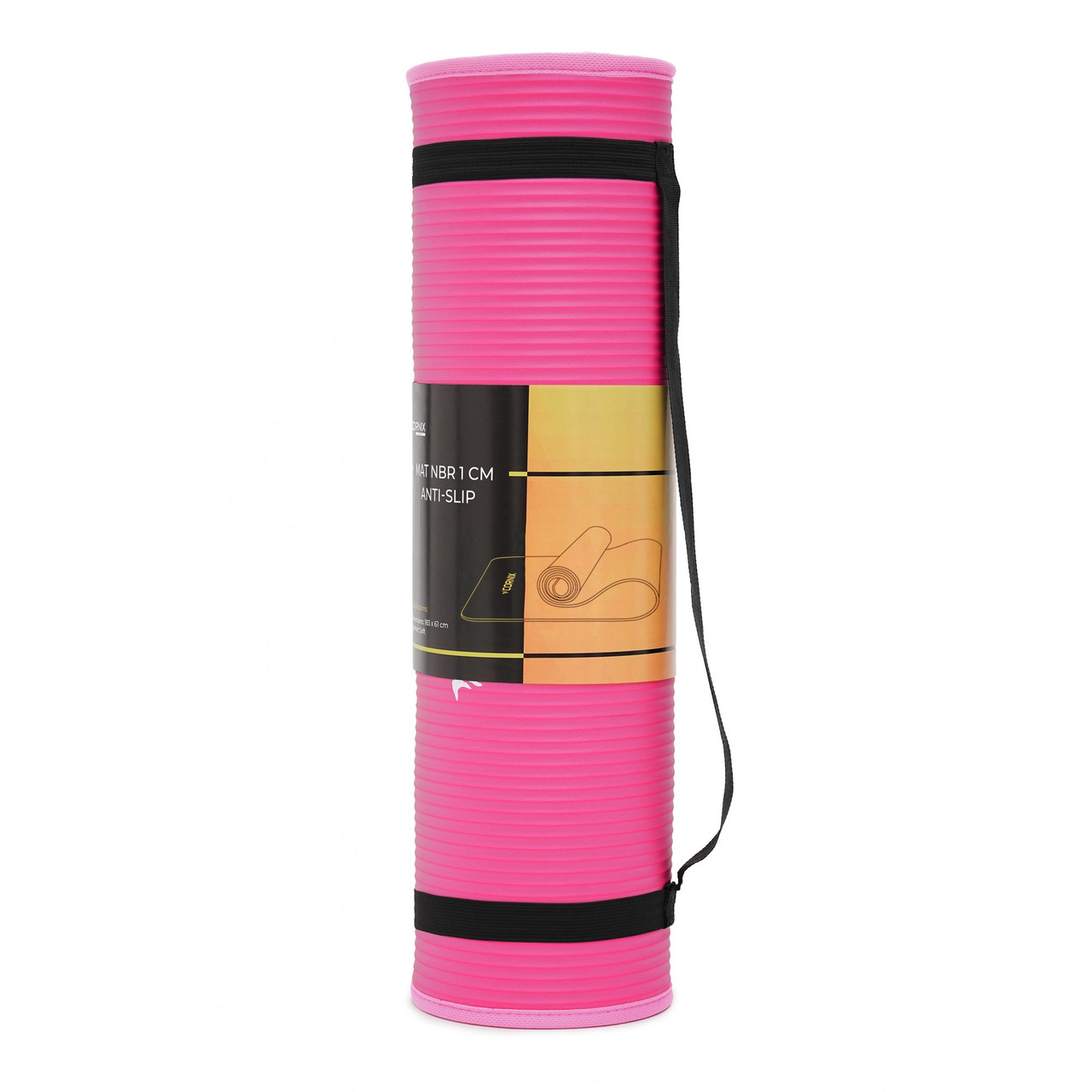 Килимок спортивний Cornix NBR 183 x 61 x 1 cм для йоги та фітнесу XR-0097 Pink/Pink