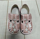 Дитячі тапочки на дівчинку текстильні Waldi Машадля садка рожеві 25-30, фото 6