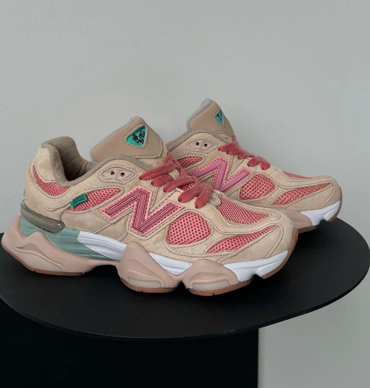 Кросівки New Balance 9060 Joe Freshgoods Inside Voices Penny Cookie Pink Нью Беланс 9060 рожеві замша
