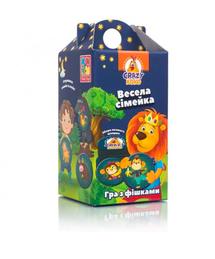 Настільна гра VLADI TOYS «Весела сімейка» укр