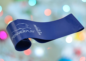 Резинка для фітнесу PowerPlay 4114 Mini Power Band 1мм. Medium Сіня (8-12кг)