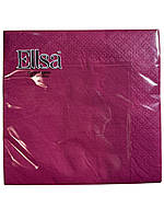 Паперові серветки до столу Sharm 33х33 двохшарові 20шт Бордовий