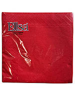 Паперові серветки до столу Sharm 33х33 двохшарові 20шт Червоний