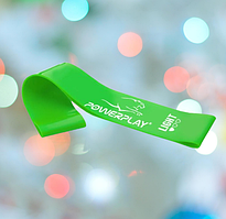 Резинка для фітнесу PowerPlay 4114 Mini Power Band 0.8мм. Light Зелена (5-8кг)