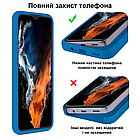 Чохол Silicone case Camera Protective для Xiaomi Redmi 12 (16) синій Blue, фото 4