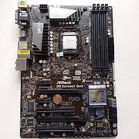 Материнська плата ASRock Z68 Extreme3 gen3 + CPU SR163 (Intel Pentium G2030) — Комплект