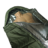 Спальний мішок Kiborg Arctic Omni-Heat олива -25С 85*210, фото 8