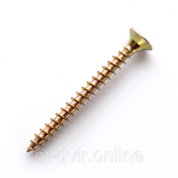 Саморіз універсальний 6*70 жовтий, фото 1