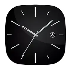 Настенные часы Mercedes-Benz Wall Clock Classic Black B66956169