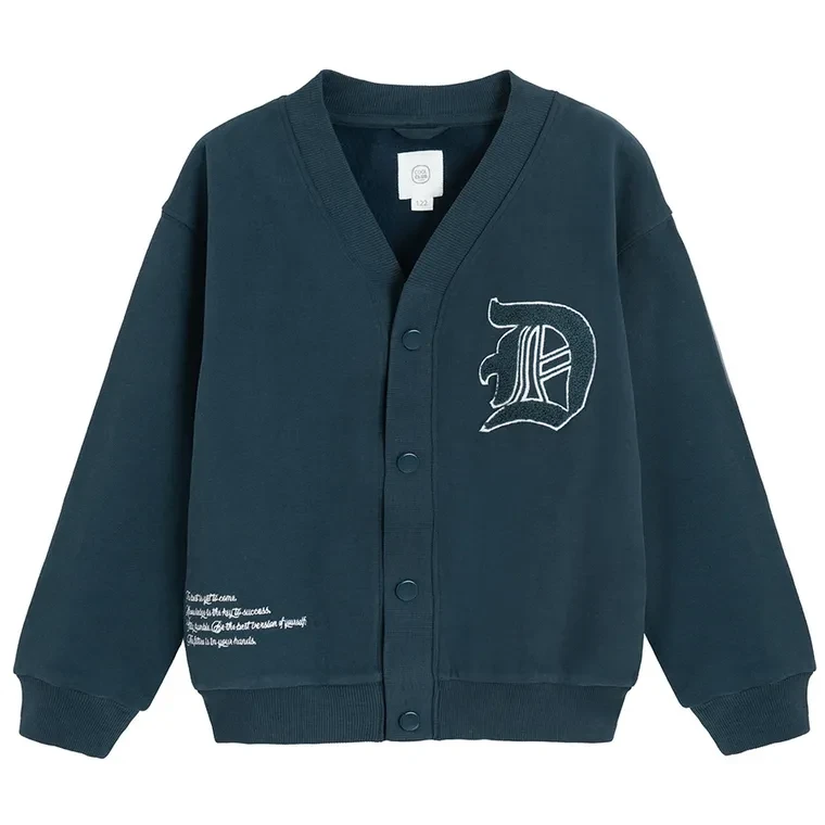 Кардиган синій Сool club 116, 122, 128, 134, 146, 152, 158см, фото 1