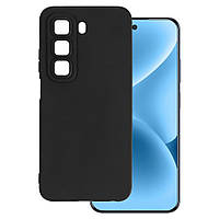 Чохол Fiji Full Soft Premium для Infinix Hot 50 (X6882) протиударний бампер з мікрофіброю Black