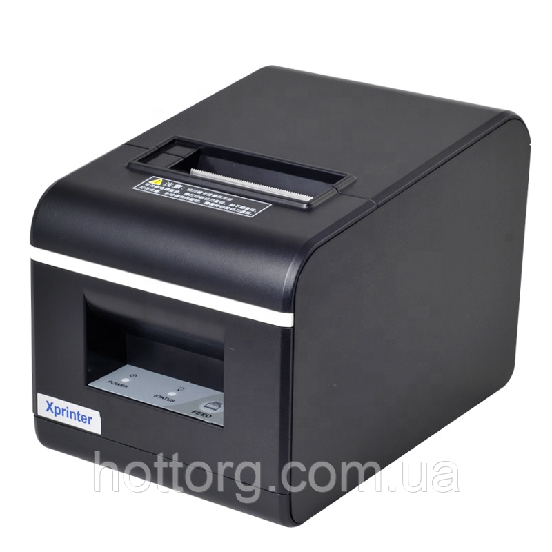 Принтер для друку чеків Xprinter XP-Q90EC USB+Wi-Fi з автоматичною обрізкою чека
