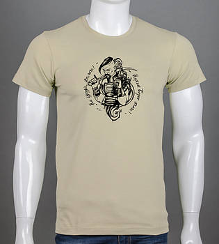 Футболка чоловіча Козак 2503м (Уп.4шт M-XXL), Таш