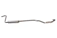 Резонатор Lanos нов. обр. Евро-3 под датчик с гофрой Bosal нерж. (под хомут)