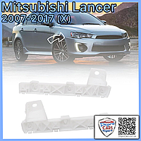 Mitsubishi Lancer X 2007-2017 кронштейн правий (ORIGINAL), кріплення бампера переднього, 6400F550