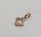 Підвіска "Клевер" із золота, фото 2
