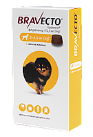 Бравекто Таблетки від бліх та кліщів для собак вагою від 2 до 4,5 кг