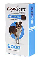 Бравекто Таблетки від бліх та кліщів для собак вагою від 20 до 40 кг