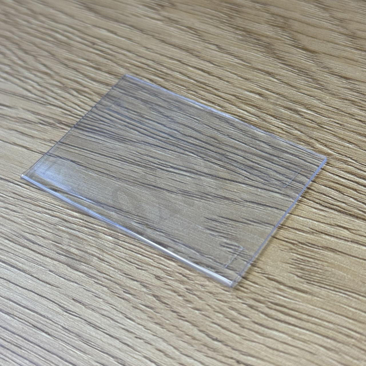 Цінникотримач на двусторонньому скотчі з ПЕТ 60х90 мм, фото 1