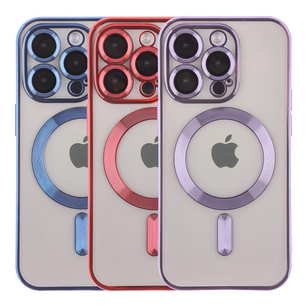 Чохол TPU Metallic Full Camera with Magsafe для iPhone 14 Pro Колір Silver, фото 1