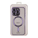 Чохол TPU Metallic Full Camera with Magsafe для iPhone 14 Pro Max Колір Dark Purple, фото 8