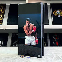 Нарди скляні у поєднанні з деревом боксер Алі 50×24×6см на подарунок, фото 3