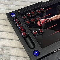 Нарди скляні у поєднанні з деревом боксер Алі 50×24×6см на подарунок, фото 8