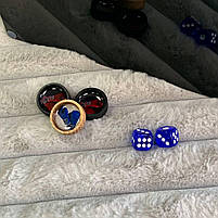 Нарди скляні у поєднанні з деревом боксер Алі 50×24×6см на подарунок, фото 7