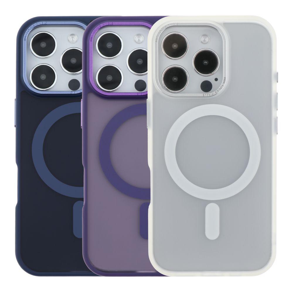 Чохол TPU+PC Goldencis Matte with MagSafe для iPhone 16 Pro Max Колір Dark Blue