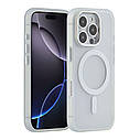 Чохол TPU+PC Goldencis Matte with MagSafe для iPhone 16 Pro Max Колір Dark Blue, фото 3