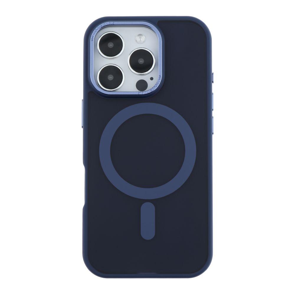 Чохол TPU+PC Goldencis Matte with MagSafe для iPhone 16 Pro Колір Dark Blue