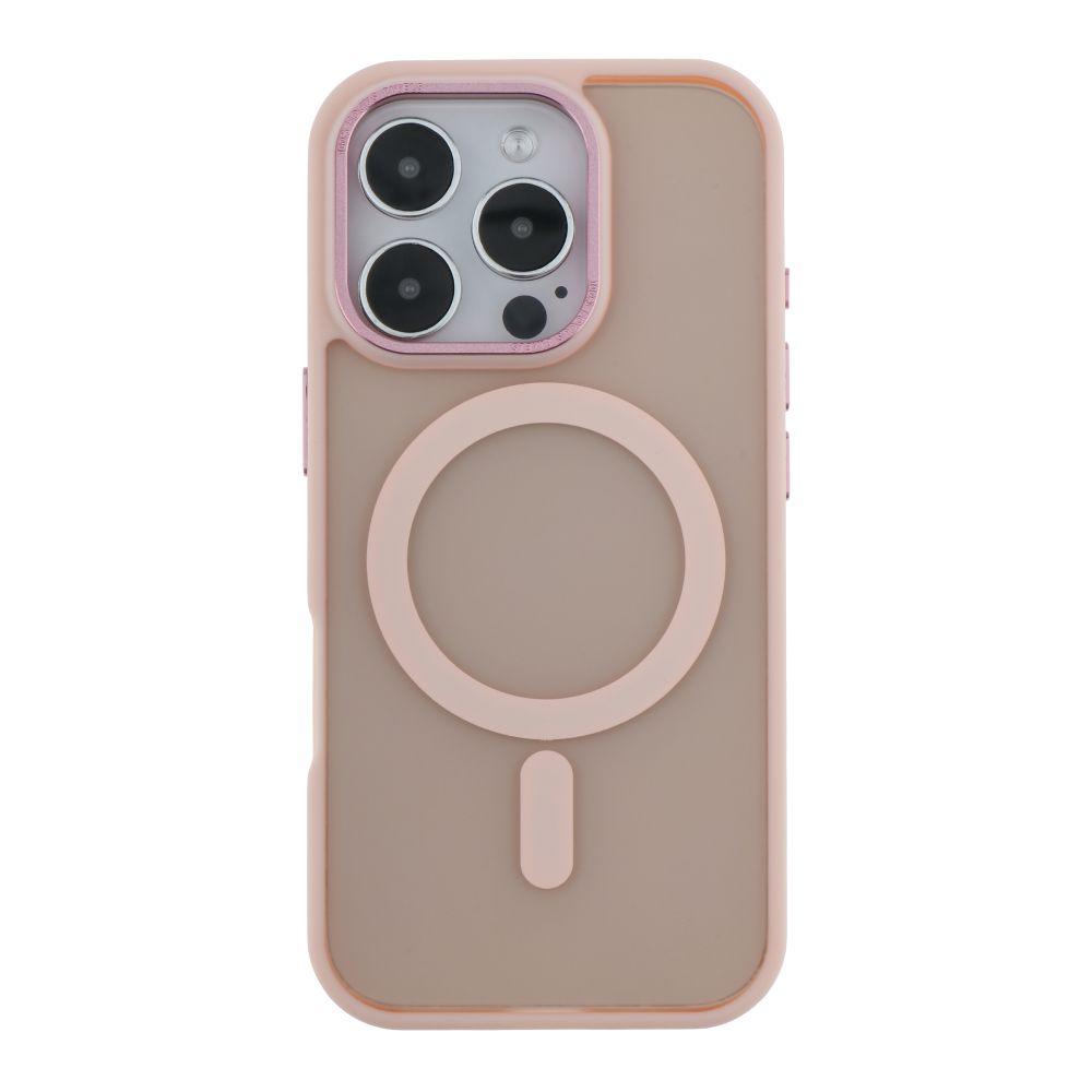 Чохол TPU+PC Goldencis Matte with MagSafe для iPhone 16 Pro Max Колір Pink
