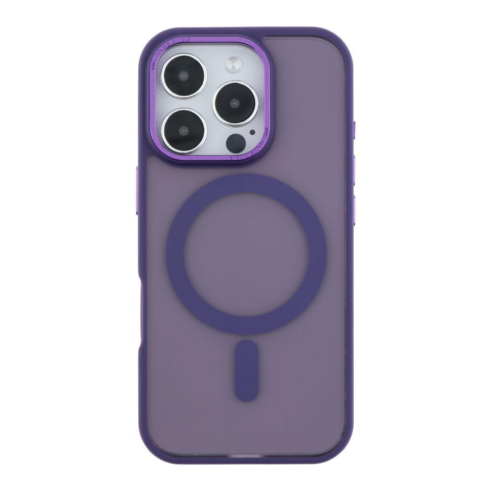 Чохол TPU+PC Goldencis Matte with MagSafe для iPhone 16 Pro Max Колір Purple