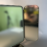 Дзеркало з підсвіткою для макіяжу, зеркало з підсвіткою настільне, дзеркало косметичне чорний (3300), фото 9