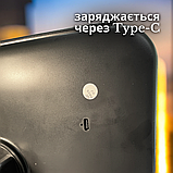 Дзеркало з підсвіткою для макіяжу, зеркало з підсвіткою настільне, дзеркало косметичне чорний (3300), фото 5