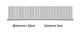 Гребінець двосторонній для котів та собак із нержавіючої сталі 19х3 см, фото 2
