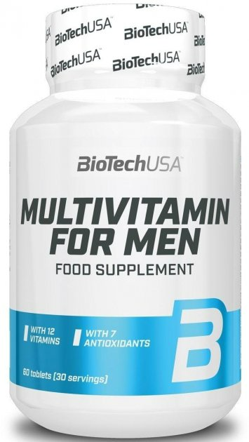 Вітаміни для чоловіків Multivitamin for Men Biotech 60 tab