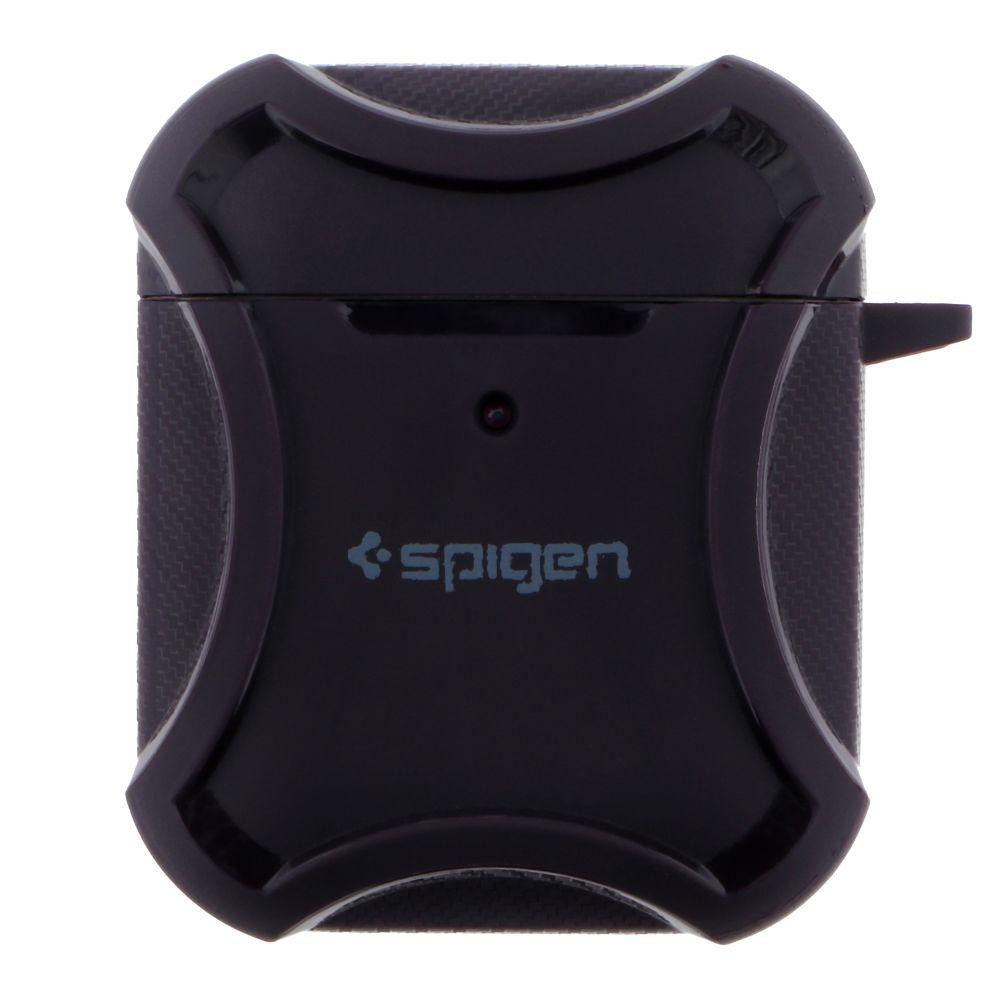 Футляр TPU Spigen DuraPro Flex with Hook для Airpods 1/2 Колір Purple, фото 1