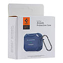 Футляр TPU Spigen DuraPro Flex with Hook для Airpods 1/2 Колір Blue, фото 6