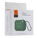 Футляр TPU Spigen DuraPro Flex with Hook для Airpods 1/2 Цвет Green, фото 4