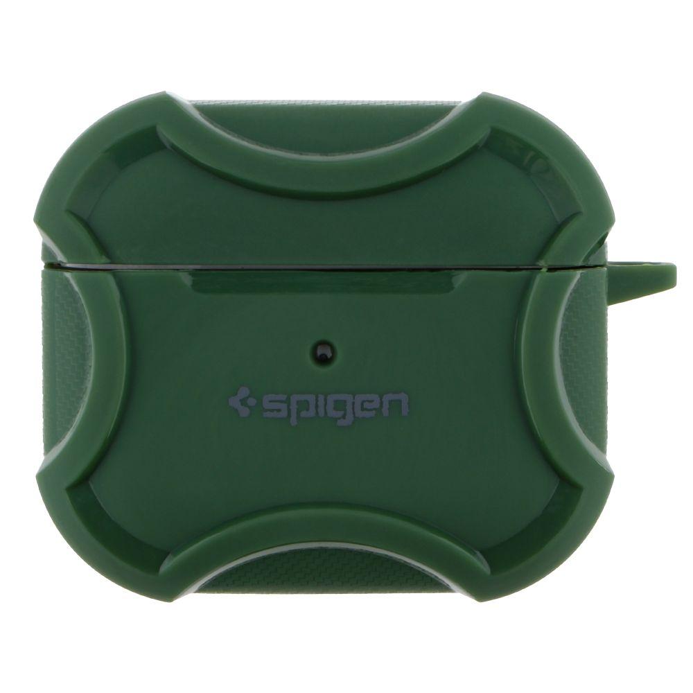 Футляр TPU Spigen DuraPro Flex with Hook для Airpods 3 Колір Green, фото 1