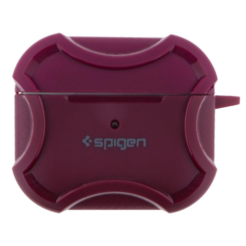 Футляр TPU Spigen DuraPro Flex with Hook для Airpods 3 Колір Bordo, фото 1